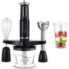 Sanlindou Elektrikli Gıda Işlemci Mikser Çok Işlevli Mutfak Ayrılabilir El Blender (Yurt Dışından)