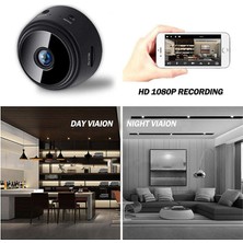 Sanlindou Mini , Full Hd 1080P , Döngü Kayıt Ve Gece Görüş Ve Hareket Algılama İle Mini Kablosuz Kamera, 32G Sd Kart (Siyah) (Yurt Dışından)