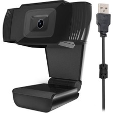 Hxsj A870 Mikrofonlu Hd USB Webcam -Siyah (Yurt Dışından)