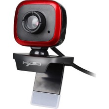 Hxsj A849 Ayarlanabilir 480 P USB Kamera - Siyah/kırmızı (Yurt Dışından)