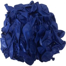 Patladı Gitti 12 Inç Koyu Mavi Balon 10 Adet