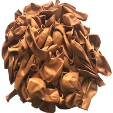 Patladı Gitti 12 Inç Metalik Gold Balon 10 Adet