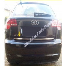 Fams Otomotiv  Audi A3 Krom Bagaj Alt Çıta 2003-2012 Paslanmaz Çelik (8p)