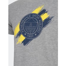 Fenerium Erkek Tribün Fırça Logo T-Shirt