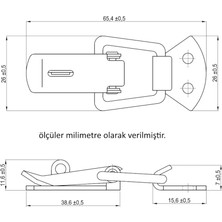 Eym Arma Mandal Kilit 41-070 Krom Renk