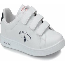 U.S. Polo Assn. Sınger 100279016 3 Cırtlı Kadın Ayakkabı Beyaz