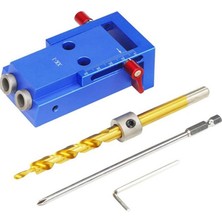 Guangdong Spirit Ahşap Işleme ve Doğrama Için Mini Stil Cep Delik Jig Kit Sistemi + Adım Matkap Ucu ve Aksesuarlar Ahşap Iş Alet Seti