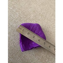 Hasyılmaz Yapay Mor Gül Yaprağı 5X5CM 96 Adet  Yapay Gül Yaprak