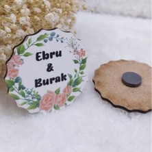 Hayaller Dükkanı 30 Adet Ahşap Buzdolabı Magnet Ucuz