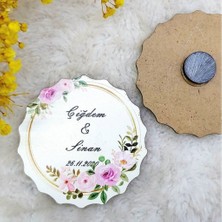 Hayaller Dükkanı 30 Adet Ahşap Nikah Buzdolabı Magnet Lik 3