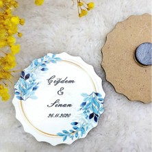 Hayaller Dükkanı 30 Adet Ahşap Nikah Buzdolabı Magnet Lik5
