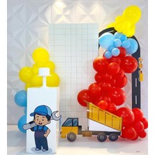 Best Parti 70 Adet Sarı, Kırmızı, Mavi Balon ve 5mt Balon Zinciri