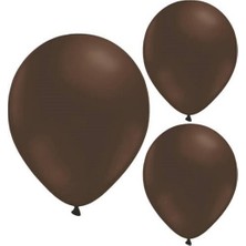 Best Parti 12 Inç Metalik Kahverengi Balon 50'li
