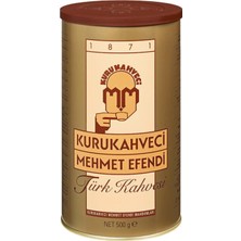 Mehmet Efendi Kurukahveci Türk Kahvesi 500GR Teneke Kutu (9 Lu Set Toplam 4500GR)