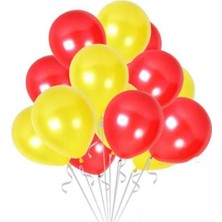 Best Parti 30 Adet Sarı-Kırmızı Balon Konsepti