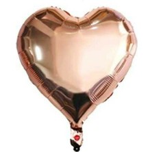 Best Parti Rose Gold Kalp Folyo Balon 45 cm - 1 Adet