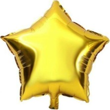 Best Parti Altın Yıldız Folyo Balon 45 cm - 5 Adet
