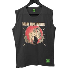 Top Glory Muay Thai Tank Top Kolsuz Sporcu Tişört Rahat Kesim ve Şık Desen ile