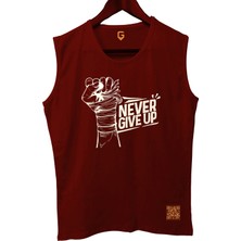 Top Glory Ngu Kolsuz Sporcu Tshirt Rahat Kesim Pamuklu Günlük Kullanım İçin Şık