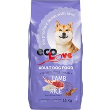 Eco Love Yetişkin Kuzu Etli Pirinçli Köpek Maması