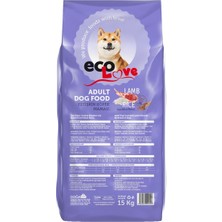 Eco Love Yetişkin Kuzu Etli Pirinçli Köpek Maması