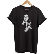 Remonz Dr. Evil Baskılı %100 Pamuk Oversize T-Shirt Büyük Beden Tişört