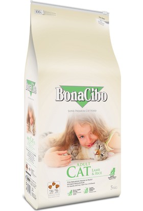 Bonacibo Adult Cat Lamb Rice Kuzulu Kedi Maması 2 kg
