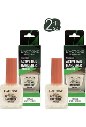 Lactone 2'li Nail Care Active Nail Hardener Calcium Tırnak Sertlestirici