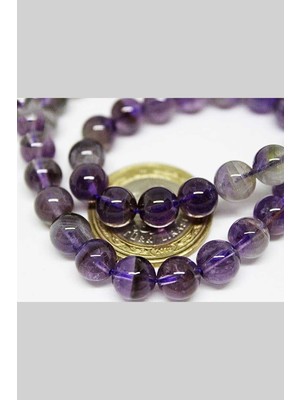 Yaşam Tohumu Ametist Taşı 8mm/5 Adet