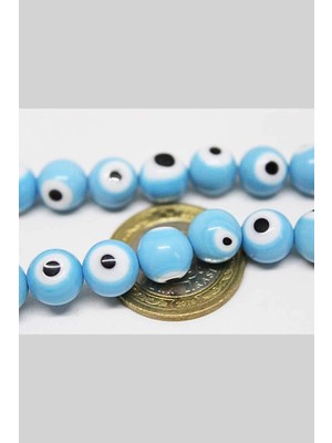 Yaşam Tohumu Cam Boncuk 10MM/10 Adet (11363-1)