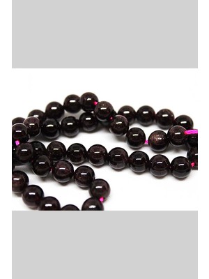 Yaşam Tohumu Lal (Granat) (Garnet) Taşı Dizi 6mm