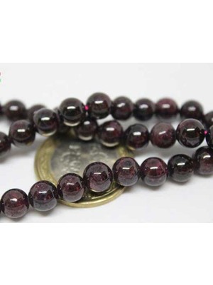 Yaşam Tohumu Lal (Granat) (Garnet) Taşı Dizi 7mm