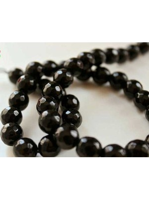Yaşam Tohumu Onix (Oniks) Taşı Faset Kesim Dizi 10MM