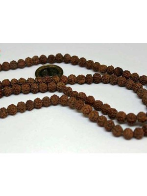Yaşam Tohumu Rudrashka Tohum Dizi 8mm (Mala Yapımı Için) 108 Lik Rudraksha