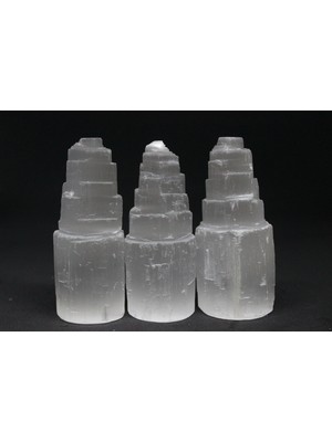 Yaşam Tohumu Selenit Taşı Kule 10CM