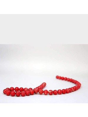 Yaşam Tohumu Varisit Taşı Nar Kırmızısı Dizi 8mm