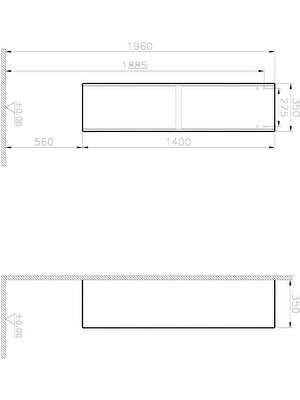 Vitra Step 35 cm Beyaz Banyo Boy Dolabı 56341