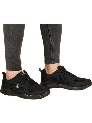 Lumberjack Agatha II Erkek Full Siyah Spor Ayakkabı Tekstil Malzeme Düz Taban