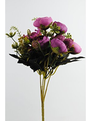 Lilac Home Yapay Çiçek Mini Pembe Şakayık Demeti