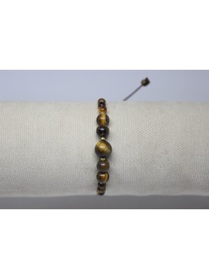 Yaşam Tohumu Kaplan Gözü Taşı Bileklik