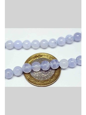 Yaşam Tohumu Kalsedon Taşı 6mm/2 Adet