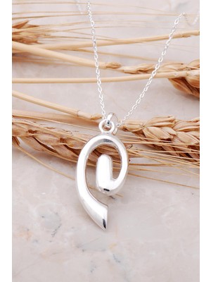 Sümer Telkari Salyangoz Tasarım Gümüş Kolye 7476