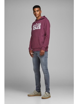 Jack & Jones Jjecorp Logo Sweat Hood Noos Hawthorn Rose