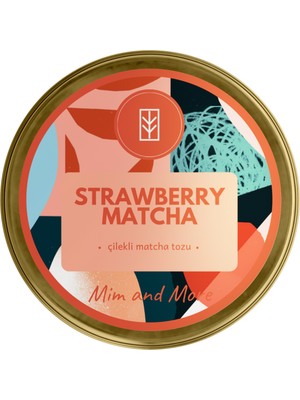 Mim and More Strawberry Matcha-Çilekli Matcha