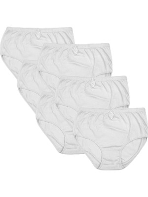 Fsm1453 Kadın Pamuklu Penyesi Ribana Bato Yüksek Bel Slip Klasik Külot 6'lı