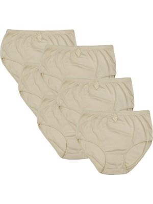 Fsm1453 Kadın Pamuklu Penyesi Ribana Bato Yüksek Bel Slip Klasik Külot 6'lı