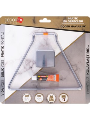 Decorev Havluluk DC-4778 Krom Üçgen