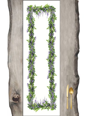 Sister Home Design Altın Geyikler ve Çam ağacı Ranır - Runner
