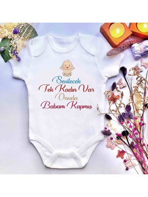 İrembaby Bebek Baskılı Pamuklu Çıtçıtlı Body Zıbın