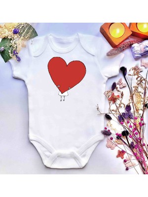 İrembaby Bebek Baskılı Pamuklu Çıtçıtlı Body Zıbın